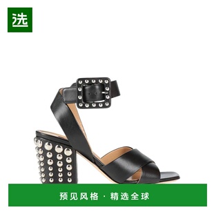 1h可退 香港直邮Sergio Rossi 塞乔·罗西 女士 凉鞋 black黑色