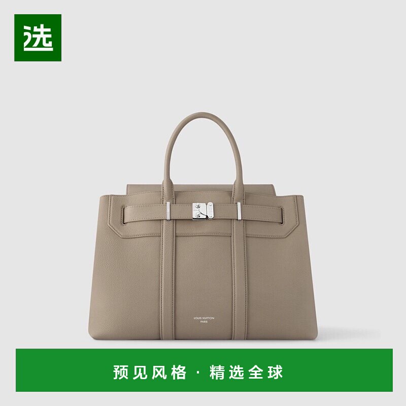 1h可退 欧洲直邮LV/路易威登 男士灰色小牛皮手提包新款斜挎包
