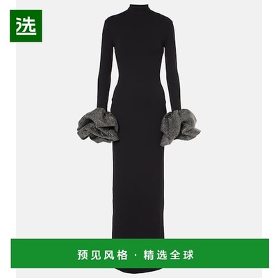 1h可退 香港直邮SOLACE LONDON 女士 Viviana 精饰礼服 black黑色