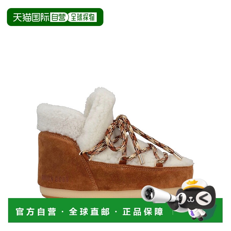 1h可退 香港直邮Moon Boot 月亮靴 女士 脚踝靴 white白色 舒适时