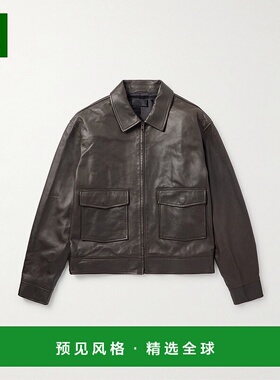 香港直邮NILI LOTAN 男士 Majorca 皮革夹克 22057L173DKM