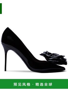 香港直邮Balmain 花朵细节高跟鞋 CN0UA015LPAT