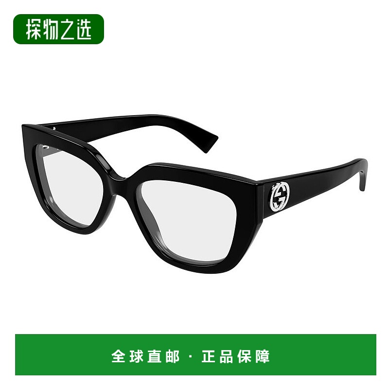 1h可退 香港直邮Gucci 古驰 女士 GG1847O col. 001 全黑透明色眼