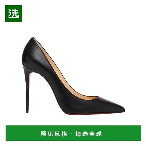 香港直邮Christian Louboutin 黑色徽标高跟鞋 75I-ACH019皮鞋