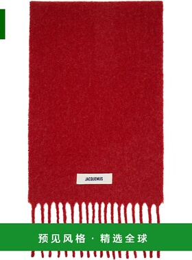 1h可退 香港直邮Jacquemus 女士 红色 The Carro 围巾 24HACU0057