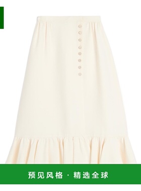 香港直邮Valentino 绉纱羊毛半身裙 BRACL11CF华伦天奴包臀裙