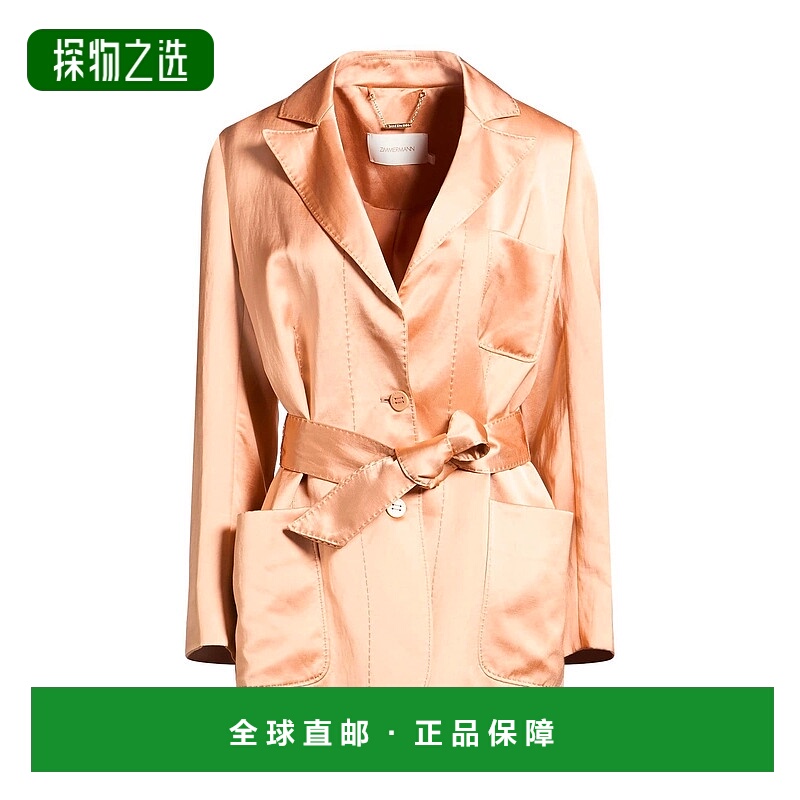 香港直邮ZIMMERMANN 女士 西装外套 beige米色 舒适时尚