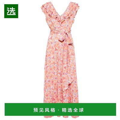 1h可退 香港直邮Poupette St Barth 女士 Della 花朵长款连衣裙
