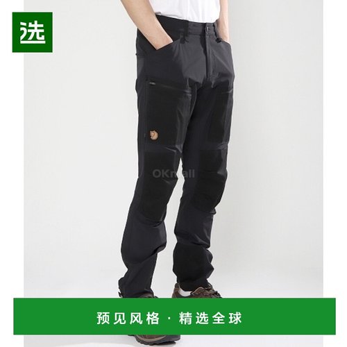 韩国直邮fjallraven瑞典北极狐 KEB AGILE 裤子 M BLACK-BLACK