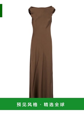 香港直邮ANTONELLI 女士连衣裙 N6897P355C223 AW2025 绿色 褶饰