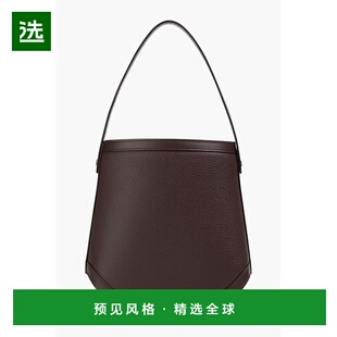 1h可退 香港直邮SAVETTE 女士 水桶型鹅卵石纹皮质水桶包 H01813C