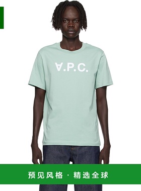 1h可退 香港直邮A.P.C. 男士 绿色 Standard Grand VPC T 恤 COHB