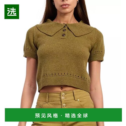 【美国直邮】en saison 女士 毛衣短袖针织