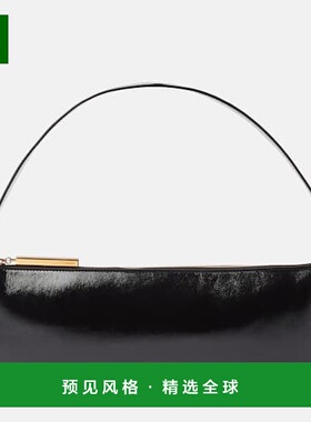 1h可退 香港直邮KHAITE 女士 Lori 皮革肩包 black黑色 舒适时尚