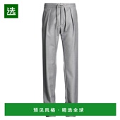 舒适时尚 1h可退 休闲长裤 grey灰色 香港直邮Incotex 男士