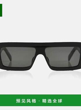 1h可退 香港直邮Celine 思琳 女士 矩形太阳眼镜 black黑色 舒适