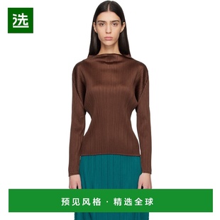 1h可退 香港直邮Pleats Please Issey Miyake 女士 棕色 Monthly