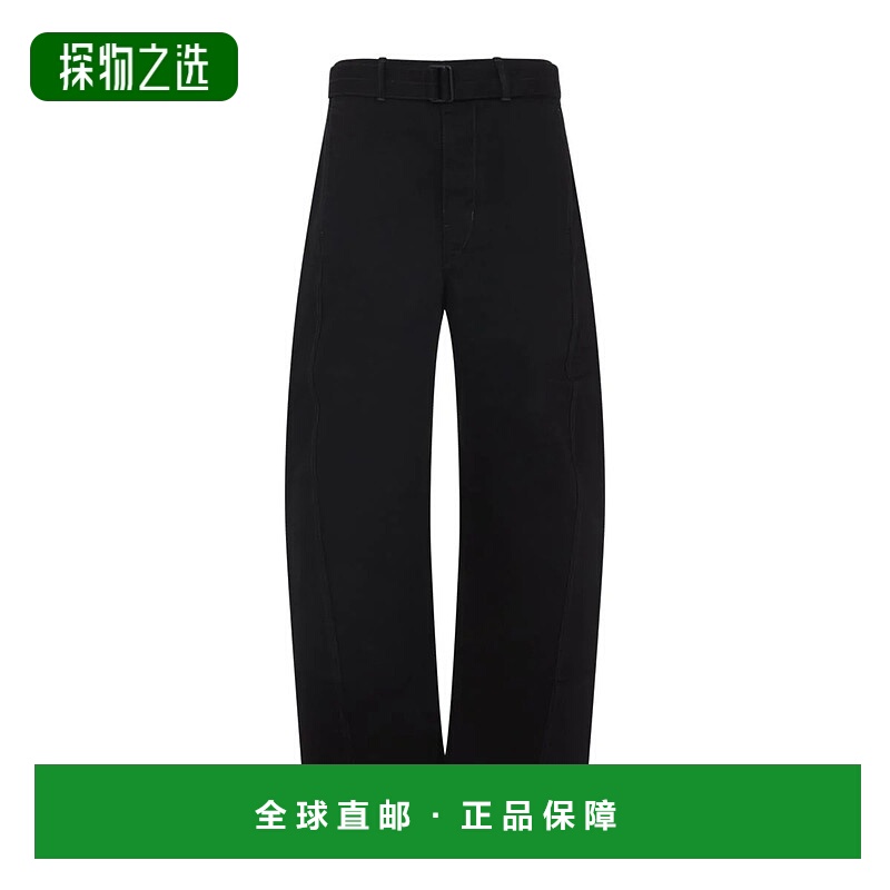 1h可退 欧洲直邮lemaire 女士 休闲裤直筒裤