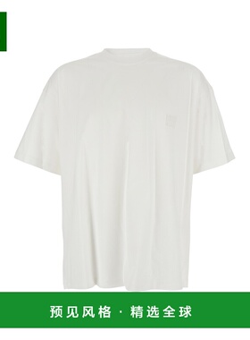 1h可退 香港直邮Wooyoungmi 吴阳米 男士 標誌貼片花卉 T 卹 W253