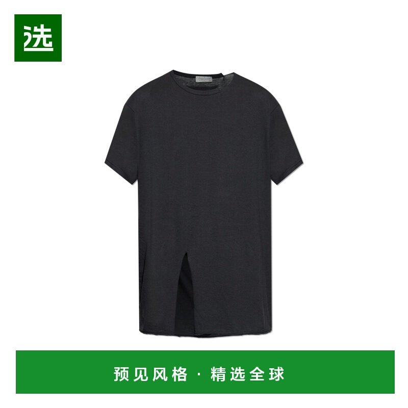 香港直邮YOHJI YAMAMOTO 男士T恤 HLT1007402 AW2025 黑色,男装,T恤,淘宝优惠券,粉丝福利购,淘宝优惠卷