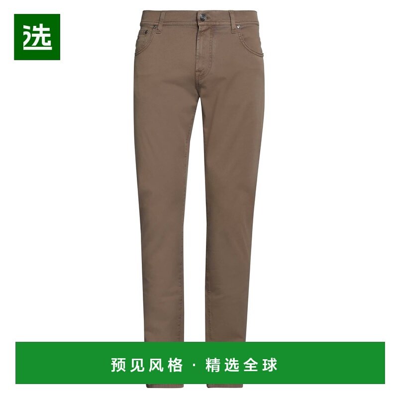 1h可退 香港直邮Corneliani 克莱利亚尼 男士 休闲长裤 brown棕色,男装,休闲裤,淘宝优惠券,粉丝福利购,淘宝优惠卷