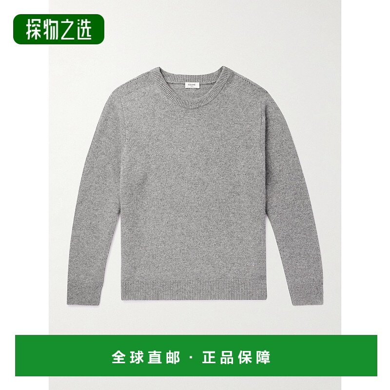香港直邮Celine 思琳 男士 TRIOMPHE 羊绒圆领毛衣 2AD3X384D