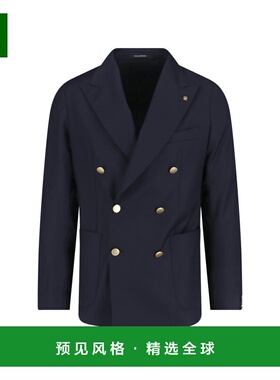 1h可退 香港直邮Tagliatore 男士 雙排扣西裝外套 1SMC20KPE07000
