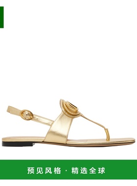 1h可退 香港直邮Valentino VLogo 夹趾平底凉鞋 WS0MB7KDR