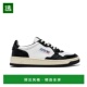 MEDALIST系列 男士 白色 欧洲直邮AUTRY 黑色皮革低帮运动鞋 厚底