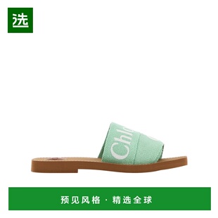 香港直邮Chloe C23U188EF一脚蹬厚底 露趾拖鞋