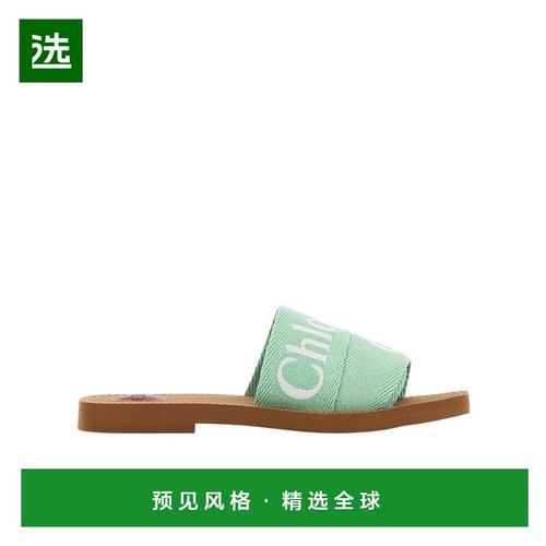 香港直邮Chloe 露趾拖鞋 C23U188EF一脚蹬厚底