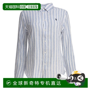 欧洲直邮ralph polo 1h可退 lauren 亚麻 女士 衬衫