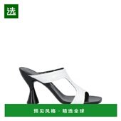 跟 FAR 美国直邮 1h可退 真皮鳄鱼纹 凉鞋 几何鞋 时装 方头