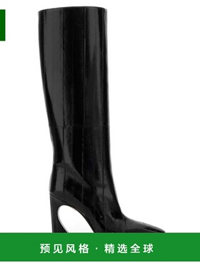 香港直邮FENDI 女士靴子 8W8802AOSHF0QA1 AW2025 黑色 Black lea