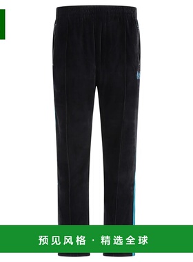 香港直邮NEEDLES 男士休闲裤 OT235CBLACK AW2024 黑色 Velvet tr