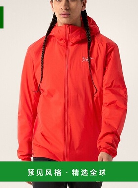 1h可退 欧洲直邮ARC TERYX始祖鸟 ATOM男士橙色尼龙夹克新款