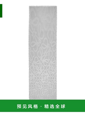 1h可退 欧洲直邮Loewe/罗意威 女士浅灰色羊毛透视效果Anagram提