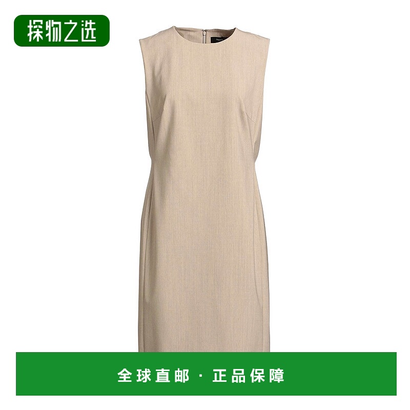 香港直邮THEORY 希尔瑞 女士 紧身连衣裙 grey灰色 舒适时尚