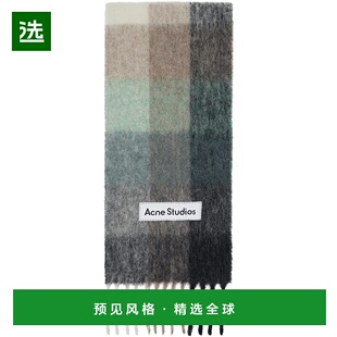 香港直邮Acne Studios 艾克妮 男士 多色 Mohair Checked 围巾 CA