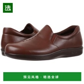 美国直邮 圆头皮鞋 sas 女士 平底鞋 懒人鞋 舒适真皮支撑正品