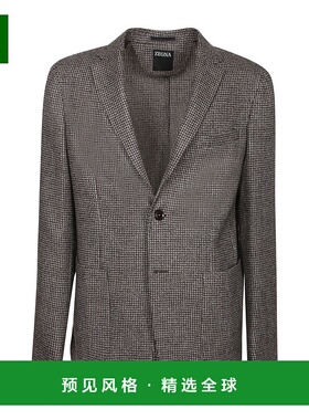 香港直邮Zegna 单排扣西装外套 250730A21D7SG0杰尼亚