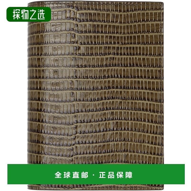 香港直邮Tom Ford 汤姆·福特 男士 卡其色 T Line 护照套 YM274L