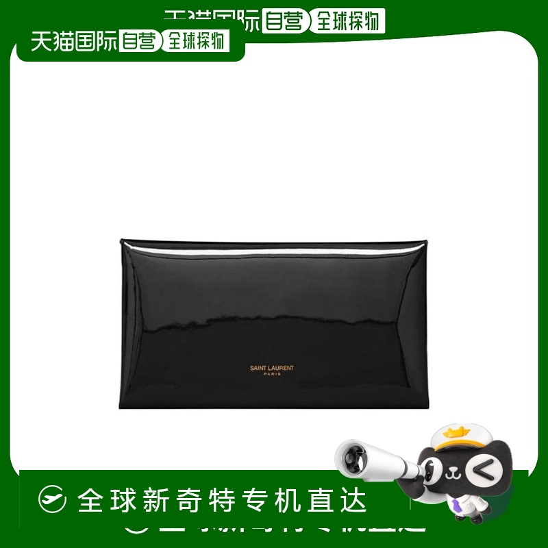 香港直邮Saint Laurent LETTER漆皮手拿包 69