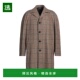 美国直邮 经典 dunhill 1h可退 男装 毛呢大衣 单排扣设计 格伦