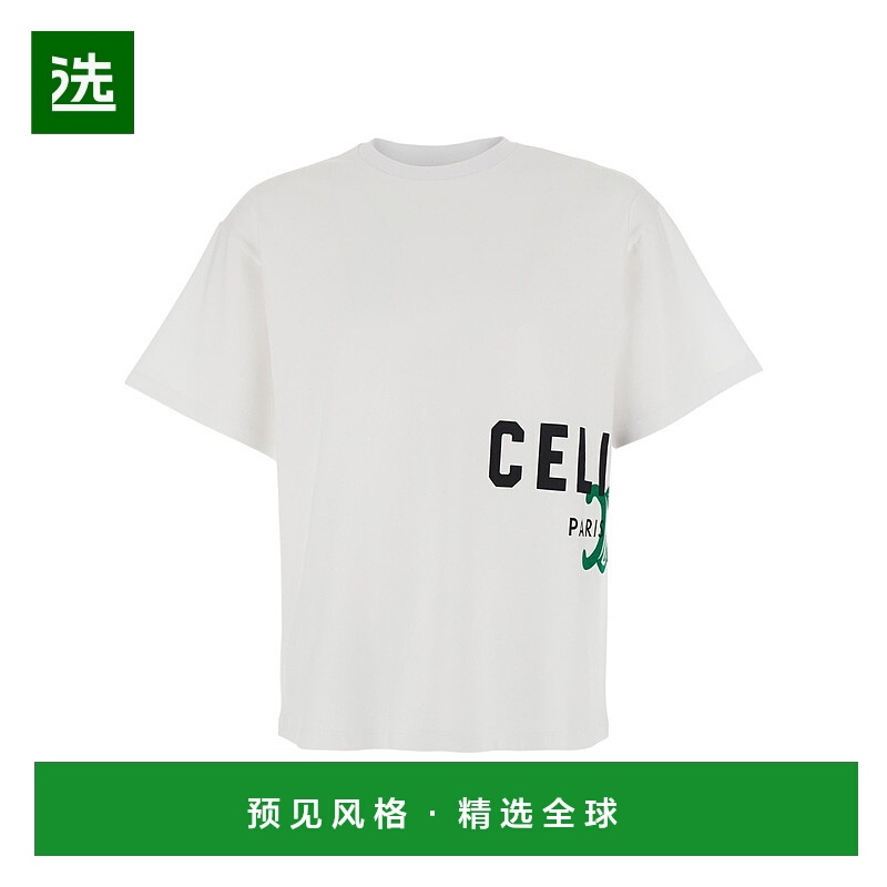 1h可退 香港直邮Celine 短袖T恤 RX0HV1242.