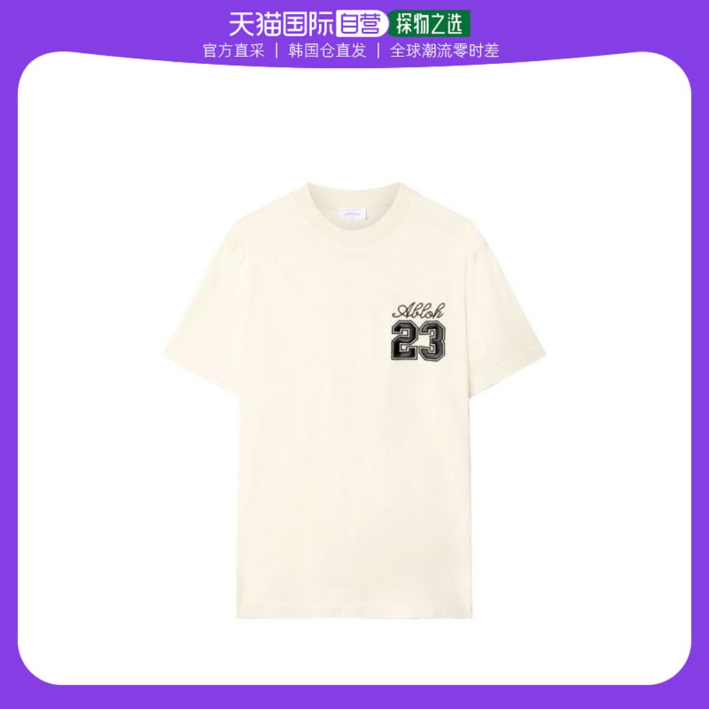 韩国直邮OFF WHITE24SS短袖T恤男240836 6491923NEUTRALS BLACK