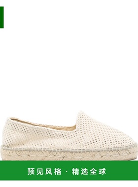 1h可退 香港直邮manebi 女士 平底麻底鞋 H30N0H blue蓝色 舒适时