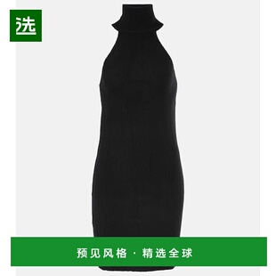 1h可退 香港直邮LISA YANG 女士 Carmen 罗纹针织羊绒迷你连衣裙