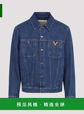 香港直邮VALENTINO 男士夹克 8V3DC14FB6M558 SS2026 蓝色 GIUBBI