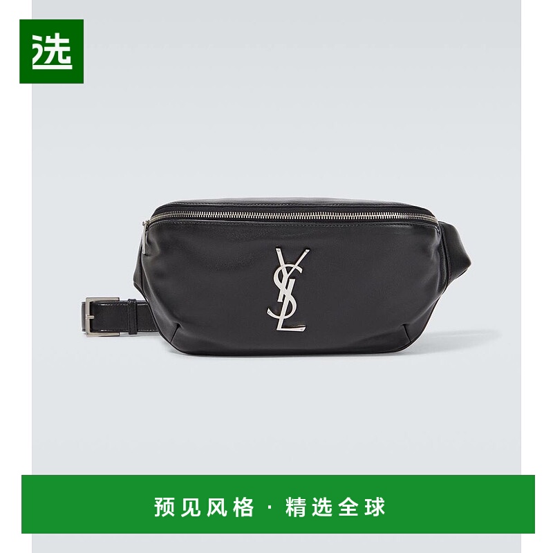 1h可退 香港直邮Saint Laurent 圣罗兰 男士 Cassandre 皮带包包